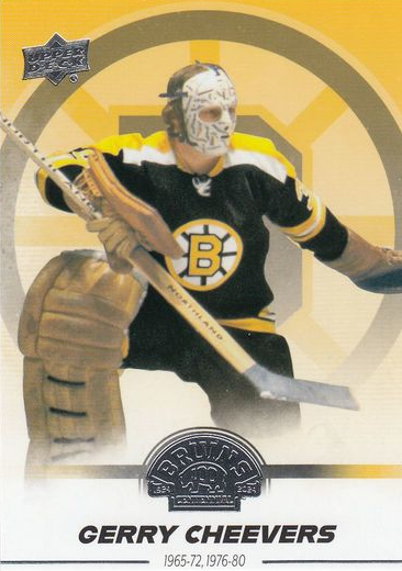 řadová karta GERRY CHEEVERS 23-24 UD Boston Bruins Centennial číslo 33